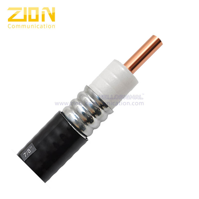 RF 7/8" Annular Corrugated Aluminum Tube Cable AL Low Loss RF Corrugated 50 ohm coaxial cable