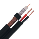 RG59 E 50% CCA 2C 0.75mm2 CCA Figure 8 Pure Copper cctv cable 1+2 camera cable rg59+2c power cable