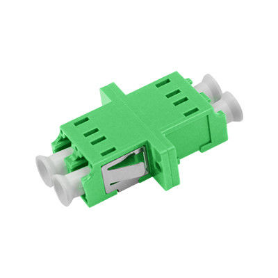 LC APC DX Welding Symmetry-type Fiber Optic Adapter with Flange ≤ 0.2dB Alternating Loss Ceramic or Metal Sleeve