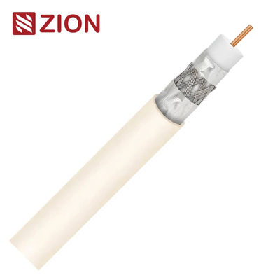 NO.7100025 RG6/U Tri-Shield Coaxial Cable 77% CMP | UL Certified Cable For Reliable Signal Transmission