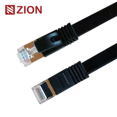 Stranded bare copper FLAT CAT6 FTP RJ45 Patch Cord with LSZH/PVC