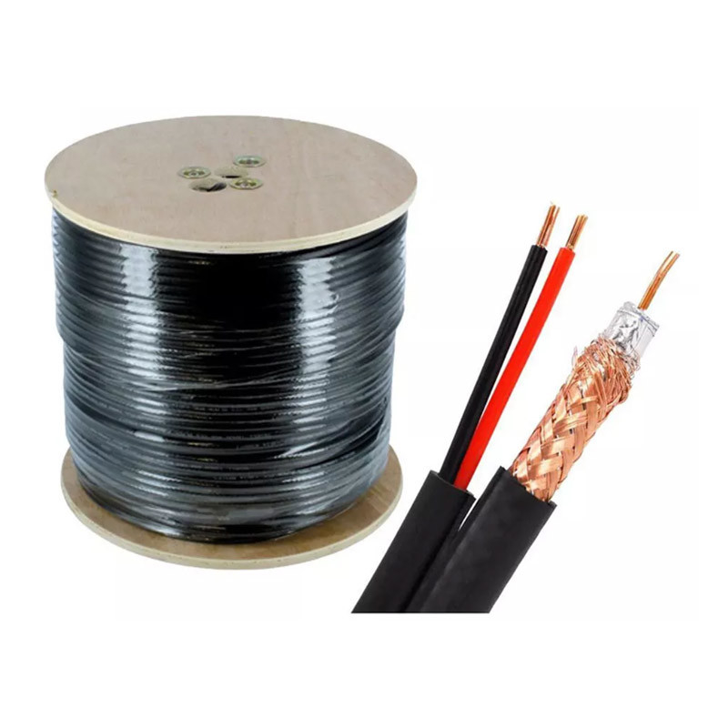 RG59 B/U 2C 0.50 CCA Figure 8 Coaxial cable with 2 power cable of made in China