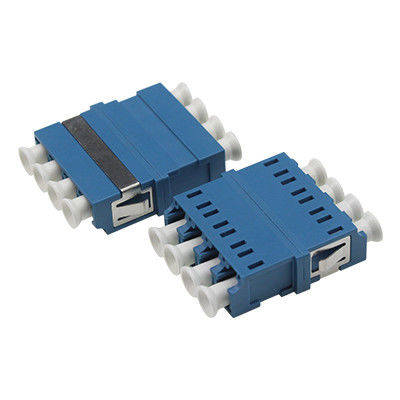 LC UPC QUAD Welding Symmetry-type Fiber Optic Adapter Without Flange for Precise Optical Coupling