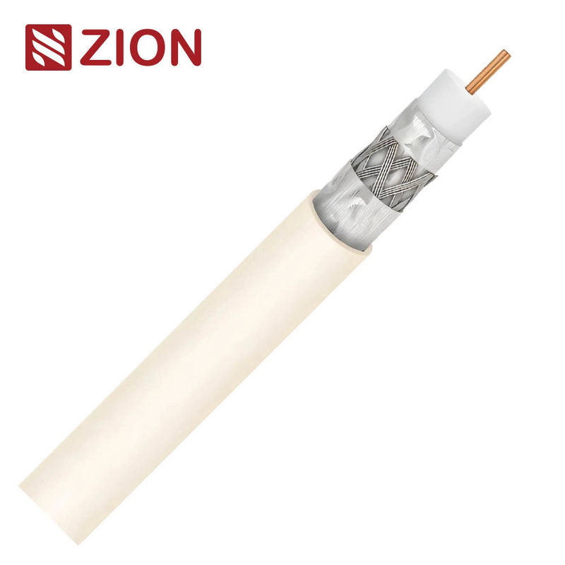 NO.7100025 RG6/U Tri-Shield Coaxial Cable 77% CMP | UL Certified Cable For Reliable Signal Transmission
