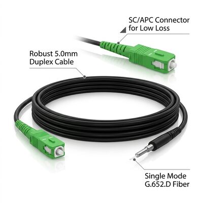كابل داخلي FTTH ذو 5 ملم